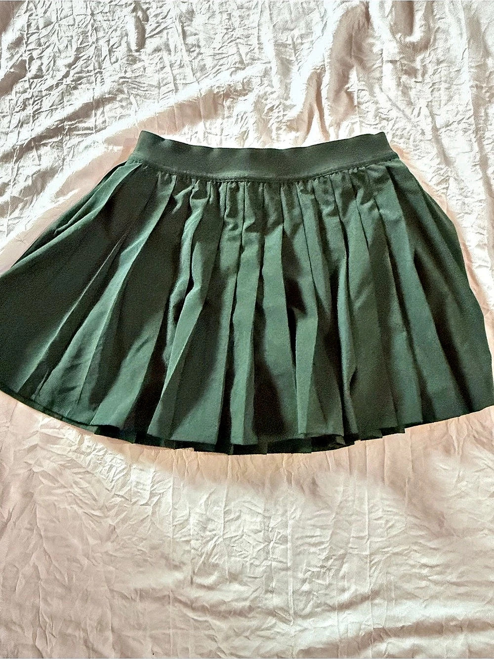 lululemon High-Rise Pleated Tennis Skirt Mini Skirt Green Size 4
